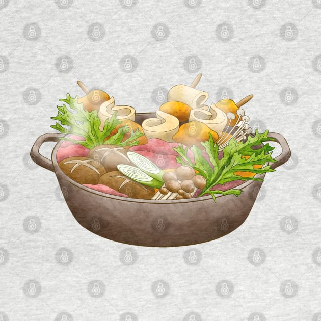 Hot Pot Illustration by Mako Design 